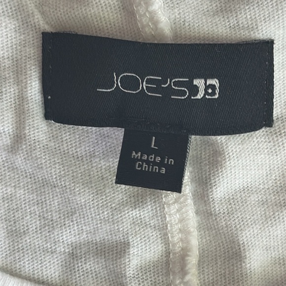 Joes Jeans Men's Vintage Floral Graphic Crew Neck Tee shirt White Large EUC - Picture 4 of 7